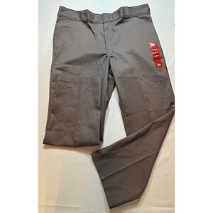 Dickies 874 Work Pants Mens 42X30 Gray Original Fit Flex Twill 11874VG